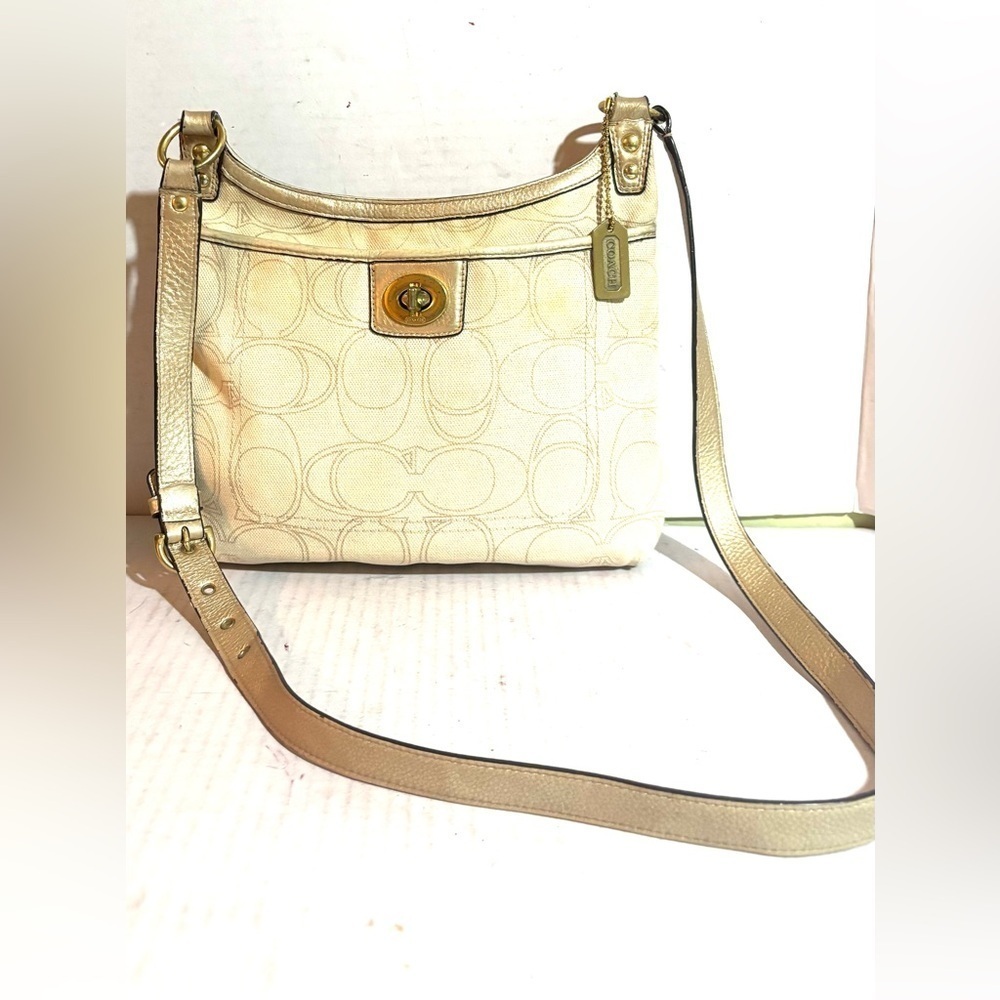 Coach Beige Crossbody Bag